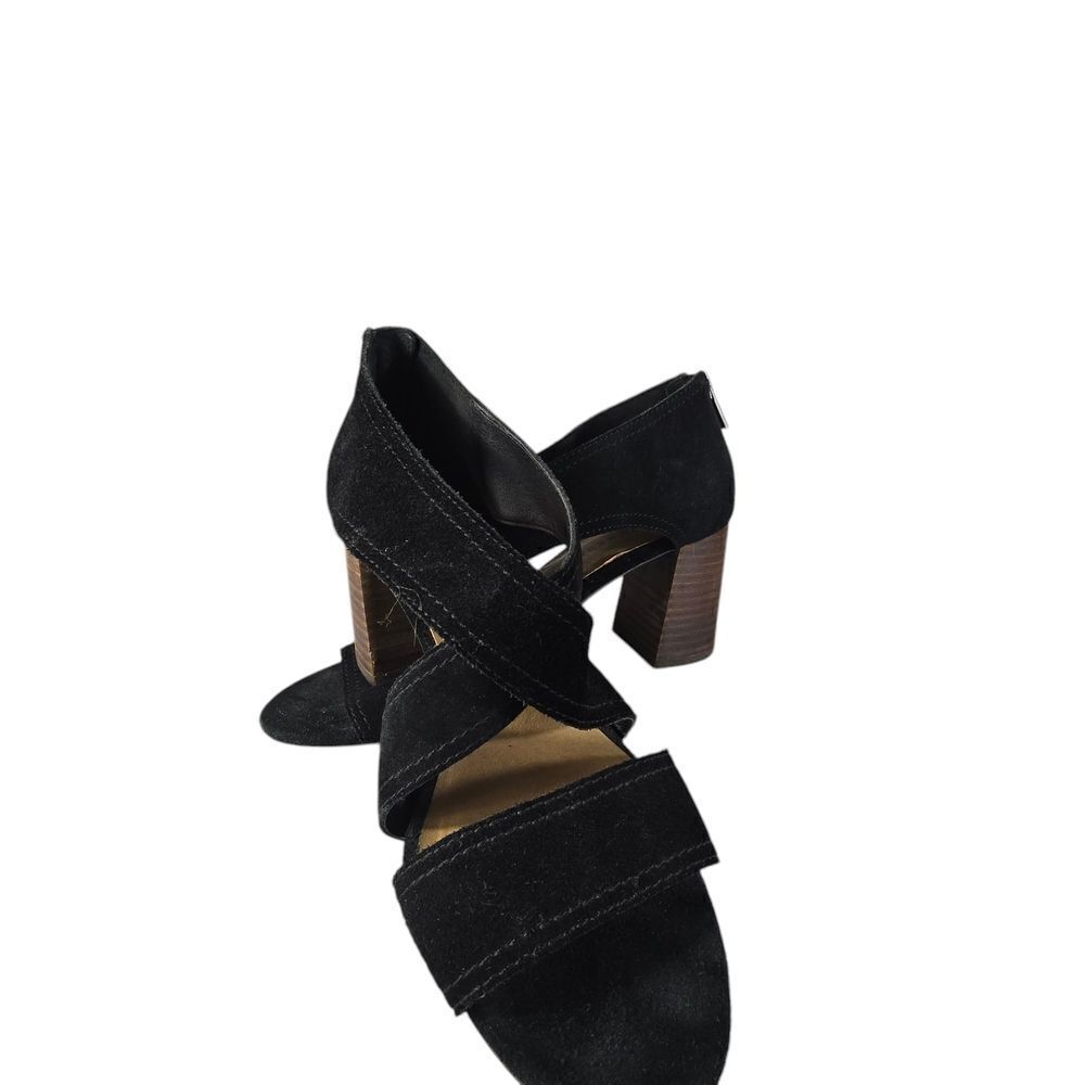 Lucky Brand Black Block Heel Sandals - Picture 5 of 6